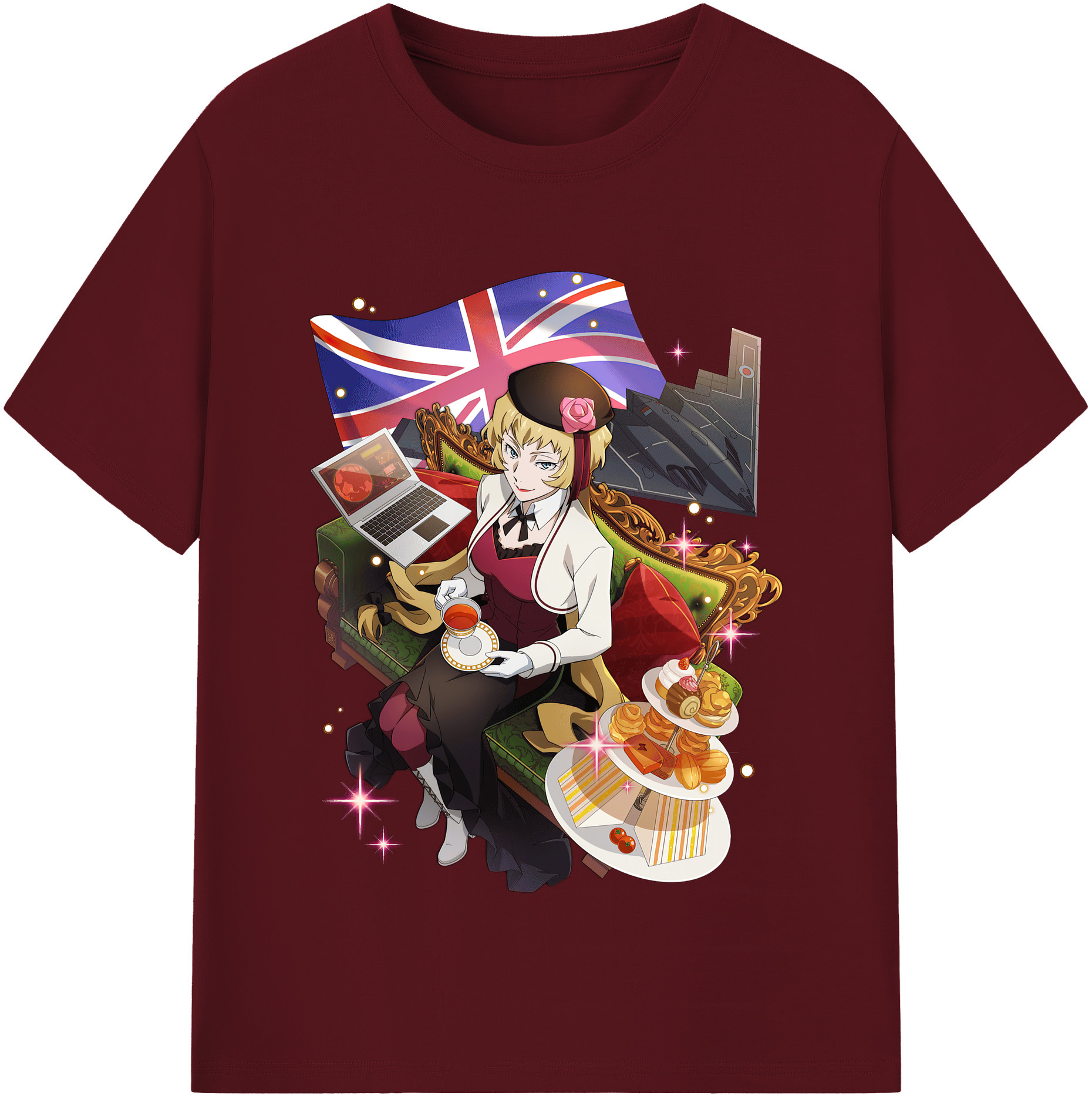 （画像用） 文豪ストレイドッグス Bungo Stray Dogs 綿100％半袖Tシャツ（フロントプリント）